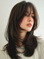 アースモード 亀戸店(EARTH Mode) 20代30代◎美髪ミディアムレイヤーカット×透明感