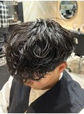 簡単スタイリング！シャドウパーマ！