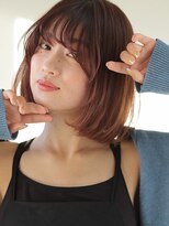 イト(ito)&nbsp;透明感/ブラウンベージュ/ミディアムボブ/顔まわりカット