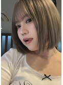 milktea beige × bob