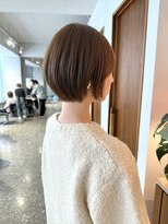 ベンティ(venti)&nbsp;【VENTI 伊藤】大人女性の丸みショート×ブリーチなしベージュ