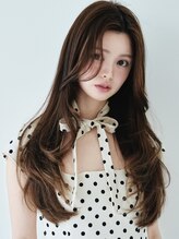 ジーナ 梅田(Zina)&nbsp;髪質改善*ワンホンくびれレイヤーミルクブラウン*【Zina梅田】
