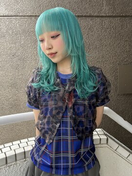 イエナ 渋谷(IENA) ミルクベージュハッシュカットケアブリーチピンクベージュ