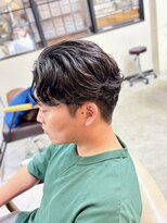 はんなり 行徳 大人毛流れセンターパート×ニュアンスパーマ