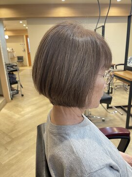 アールヘア(ar hair) 【茨木　白髪ぼかし】ベージュ系白髪ぼかし