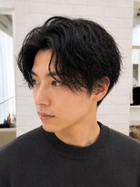 オラ ボーテ(Aura Beaute)&nbsp;カジュアル ニュアンスパーマ くせ毛風 センターパート