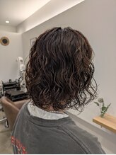 カナン(canan)&nbsp;帽子と相性◎朝ラク強めカールパーマ