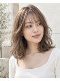 透明感ヘーゼルベージュ×似合わせカット