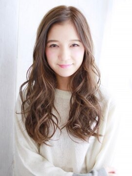 ヘアメイク ナル(hair make nalu) 透け感たっぷりミックスグレージュカール