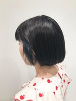 ココ 本八幡(KOKO)&nbsp;黒髪クラゲヘアーオリーブグレー小顔ココアベージュ卵型ショート