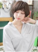 小顔レイヤーカット黒髪大人ボブショートa戸田公園20代30代40代