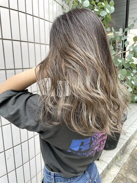 パール(PEAR+L) gradation silver beige