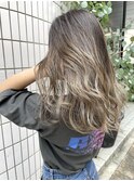 gradation silver beige