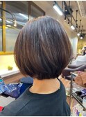 乾かしただけでキマる☆前下がりショートボブ30代/40代/50代60代