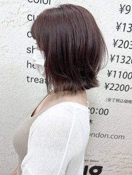 モリオ フロム ロンドン サッポロファクトリー店(morio FROM LONDON) 【morio】札幌ボブ　ぱつっとラインのくびれボブ