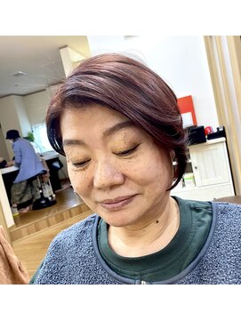 ハナイ ヘアーデザイン(HANAI hair design) 上品なアシンメトリースタイル