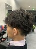 【メンズおすすめ】似合わせカット＋デザインパーマ　￥14520→￥11000