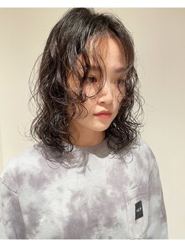 ガリカ 博多(Gallica) 【石河安奈】おしゃれニュアンスパーマ×大人レイヤーミディアム