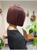 チェリーレッドボブ