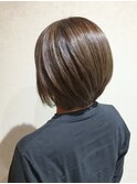 白髪ぼかしハイライト・アッシュベージュ　[武蔵小金井]