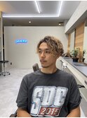 メンズ波巻きパーマ