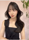アッシュ/グレージュ/韓国ヘア/渋谷/レイヤー/顔まわり