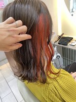 テトラ バイ ネオリーブ 横浜西口店(tetra by neolive)&nbsp;横浜★インナーカラーオレンジカラー