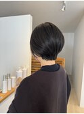 ショートからボブへの伸ばしかけスタイル