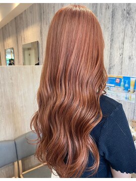 エヌアンドエー せんげん台店(N&A) うる艶美髪ウェーブロング/髪質改善カラー#3