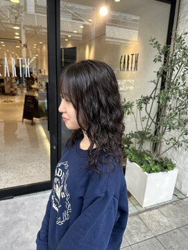 アース 岐阜店(HAIR&MAKE EARTH) ミディアムパーマ