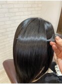落ち着いたお色とうる艶メテオトリートメント