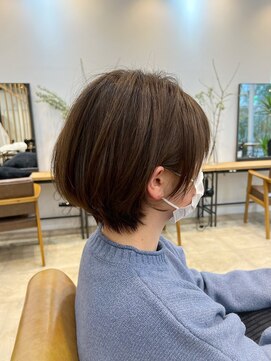 ノットバイベル 大宮(knot by belle) 【お客様ヘア】時短ワンカール丸みショート♪