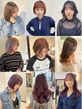 ヘアーサロンシャルム(hair salon charme)の写真/【イルミナカラー/ケアブリーチ取扱】ツヤ&手触り抜群◎外国人のような柔らか質感の透け感カラーを表現◆