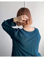 ルッソリベラ 池袋(Lusso libera)&nbsp;透明感カラー/切りっぱなしボブ