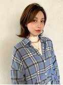 こなれミディ　くびれヘア　イメチェンスタイル
