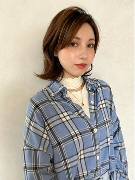 カナン 銀座(CANAAN) こなれミディ くびれヘア イメチェンスタイル