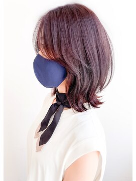 ルエ(rue) ナチュラルボブ×大人ショートボブ×前髪あり 20代30代40代50代