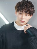 ツイストスパイラルパーマショートレイヤーマッシュツーブロック