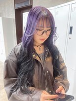 リミットバイアフィナー 大宮店(limit by Afinar)&nbsp;ロング/ルーツカラー/ブリーチ/デザインカラー/バイオレット