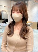 ■着物ヘアフェミニンロング似合わせカットウェーブミディアム1