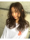 【アッシュベージュ】【ナチュラル】ゆるふわロング