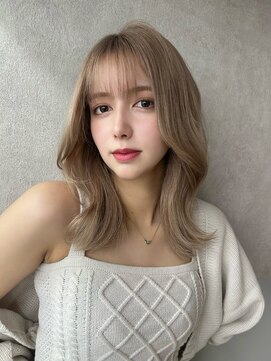 ロンド マーレ 天神大名店(Lond mare) ベージュカラー/ミディアム/ショート/韓国ヘア