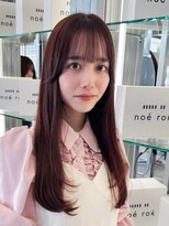 ノエロク 岐阜(noe rok)&nbsp;くびれヘア/アプリコットオレンジ/ハイライトカラー/岐阜/7-1