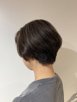 白髪ぼかしハイライト　ベージュ