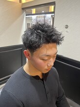 プラウド(PROUD) 田町/理容室/ショート/フェード/アップバング/メンズパーマ