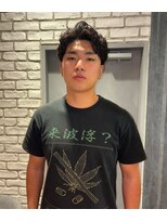 アース 三軒茶屋店(HAIR&MAKE EARTH)&nbsp;無造作感が映える強めパーマ【三軒茶屋】