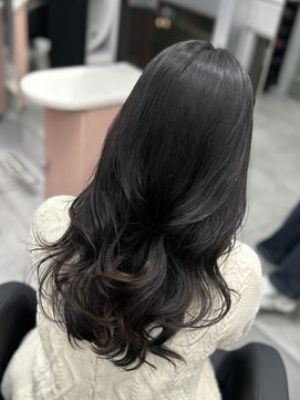 ワン バイ ジエクト(One by The Ect) コテ巻き風パーマ/無重力/チャコールグレー/オリーブグリーン