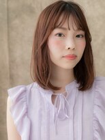 カバーヘア ブリス 北浦和(COVER HAIR bliss)&nbsp;ミルクブラウンブリーチなしエアーストレートX北浦和20代30代