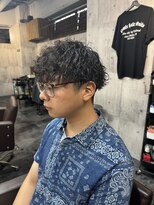 メゾンフォーメン(Maison for men)&nbsp;波巻きパーマ　波巻きスパイラルパーマ