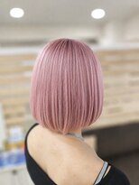ビーヘアー 近鉄八尾店(Bee.hair)&nbsp;透明感ピンクで叶える艶ミニボブ♪